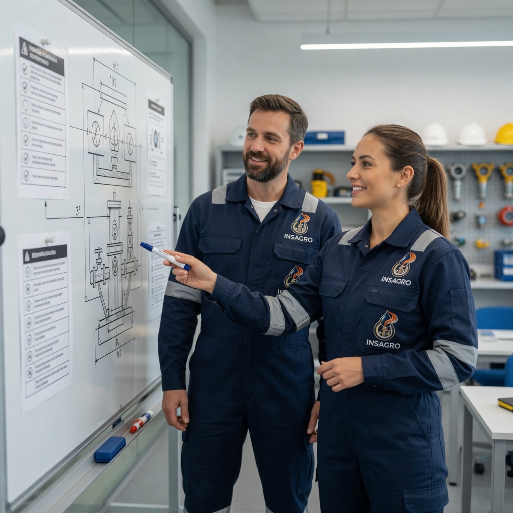 Equipo técnico INSAGRO en capacitación y cultura HSE